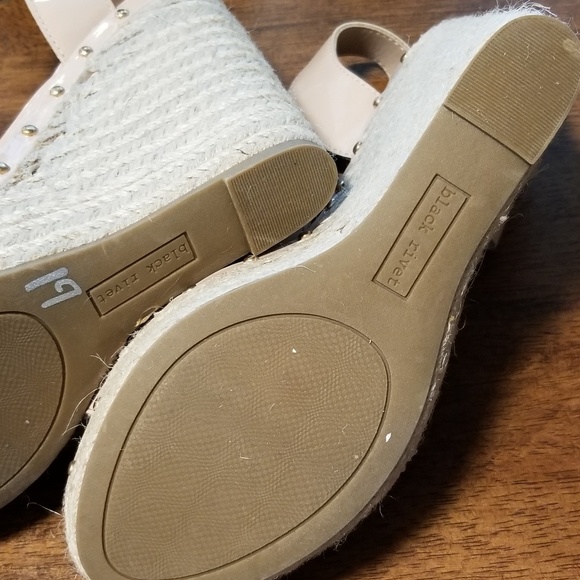 Black Rivet Shoes Black Rivet Espadrille Wedges Poshmark